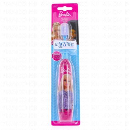 MR.WHITE Barbie Brosse à dents électrique + 1 brossette rotative offert