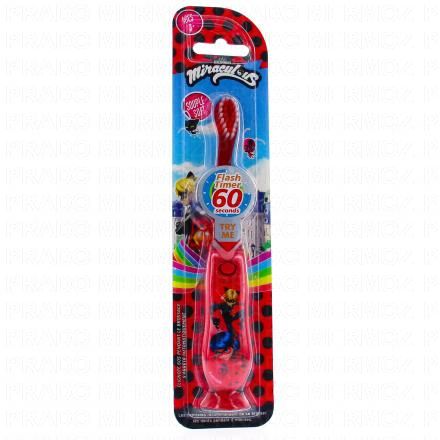 TINOKOU Brosse à dent souple Flash timer 60secondes miraculous