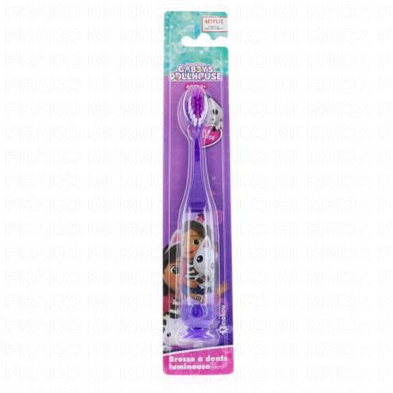TINOKOU Brosse à dents Lumineuse (gabby's dollhouse)
