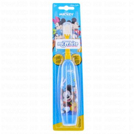 MRWHITE Brosse à dents à piles