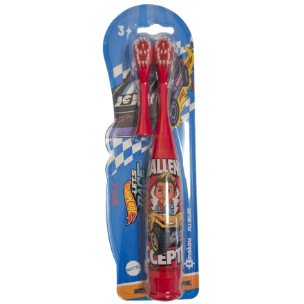 TINOKOU Brosse &agrave; dents &eacute;lectrique+ 1 brossette rotative offerte (hot wheels)