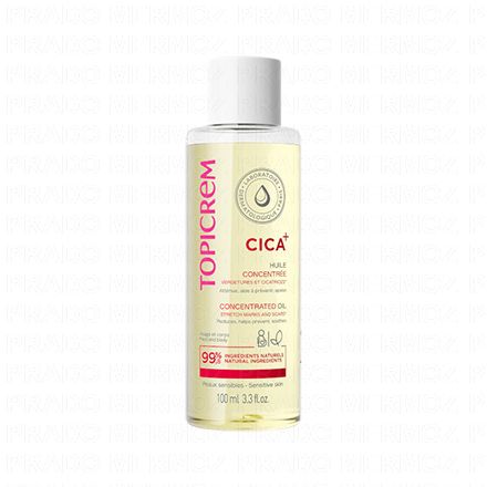 TOPICREM Cica+ - Huile Vergetures et cicatrices Flacon 100ml
