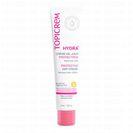 TOPICREM Hydra+ - Crème de jour protectrice SPF50 40ml