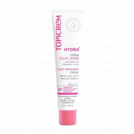 TOPICREM Hydra+ Crème éclat légère tube 40ml