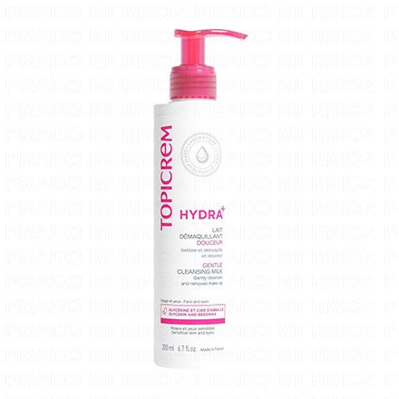 TOPICREM Hydra+ Lait démaquillant douceur flacon pompe 200 ml