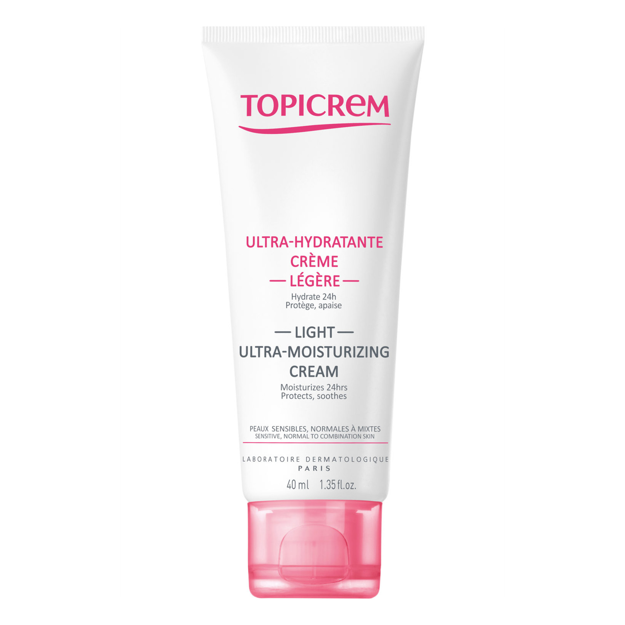 TOPICREM Ultra-hydratante crème visage légère tube 40ml - Parapharmacie ...