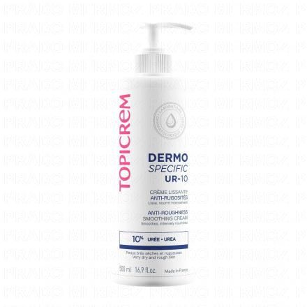 TOPICREM UR-10 Crème lissante anti-rugosités flacon pompe 500ml