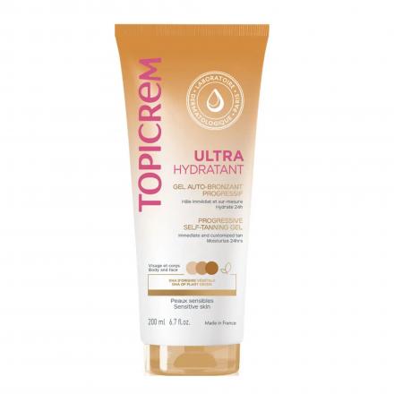 TOPICREM Ultra-Hydratant - Gel Auto-Bronzant Progessif 200ml