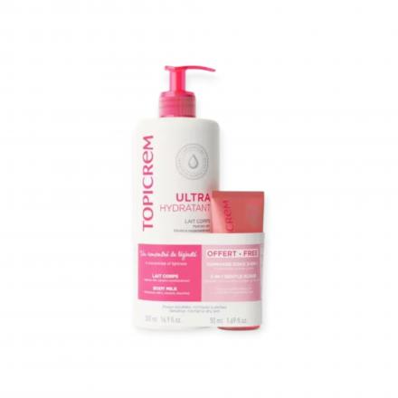 TOPICREM Ultra-hydratant lait corps (500ml + gommage 50ml offert)