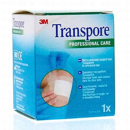 3M Transpore - Sparadra micro performé transparent 5cmx5m (5cm x 5cm)