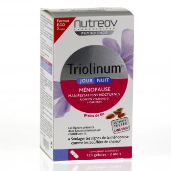NUTREOV Triolinum jour nuit ménopause manifestations nocturnes 120 gélules