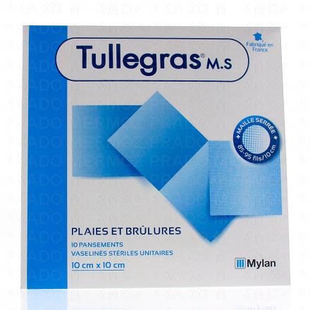 Tulle Gras M.S Plaies et brûlures (boite de 10 de 10cm x 10cm)