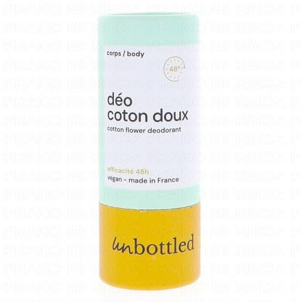 UNBOTTLED Déodorant Stick Coton Doux 50g
