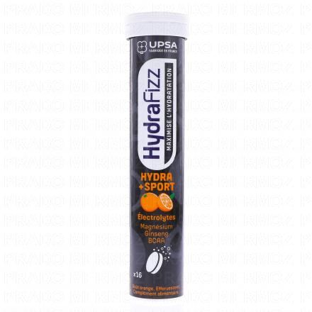 Hydrafizz - Hydra+ Sport - Goût Orange x16 Comprimés
