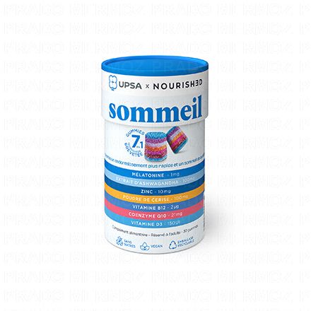 UPSA x Nourished Gummies 7 en 1 Sommeil x30 gummies