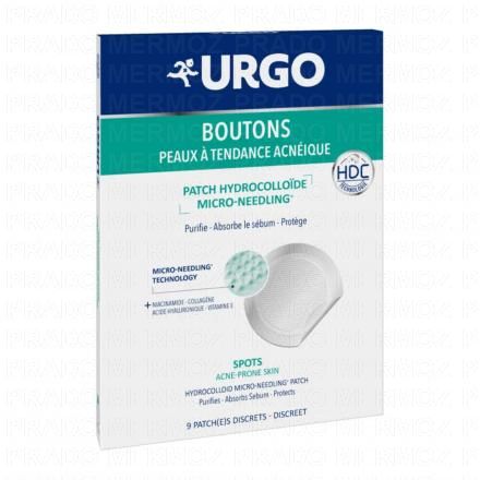 URGO Boutons - Patch hydrocolloïde spots x9 patchs