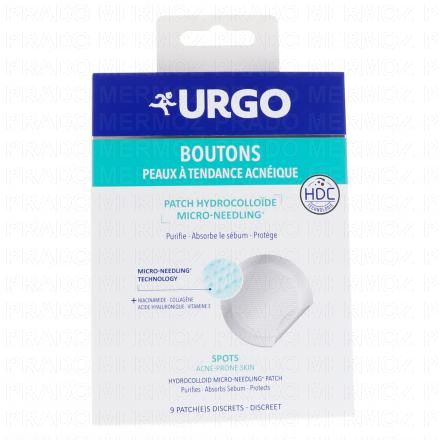 URGO Boutons - Patch hydrocolloïde spots x9 patchs