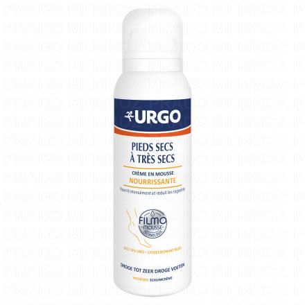 URGO Filmomousse - Cr&egrave;me en Mousse Nourrissante Pieds Tr&egrave;s Secs 125ml