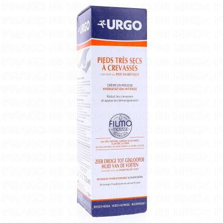 URGO Filmomousse - Crème en Mousse Pieds Très Secs à Crevassés 125ml