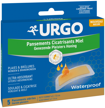 Pansements cicatrisants au miel naturel x5 3
