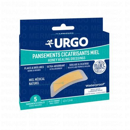 URGO Pansements cicatrisants au miel naturel x5
