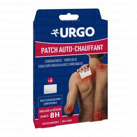 Patch Auto-Chauffant 8h lot de 4 - multi-zone