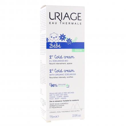 URIAGE 1ers Soins bébé - 1er Cold cream bébé tube 75ml