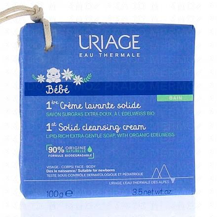 URIAGE 1ers Soins bébé - 1ère Crème lavante Solide 100g