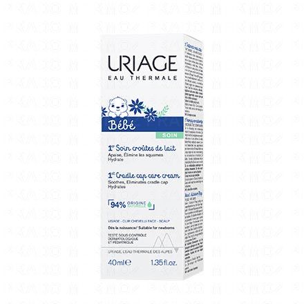 URIAGE Bébé 1ers Soins bébé - 1er soin croûtes de lait tube 40ml