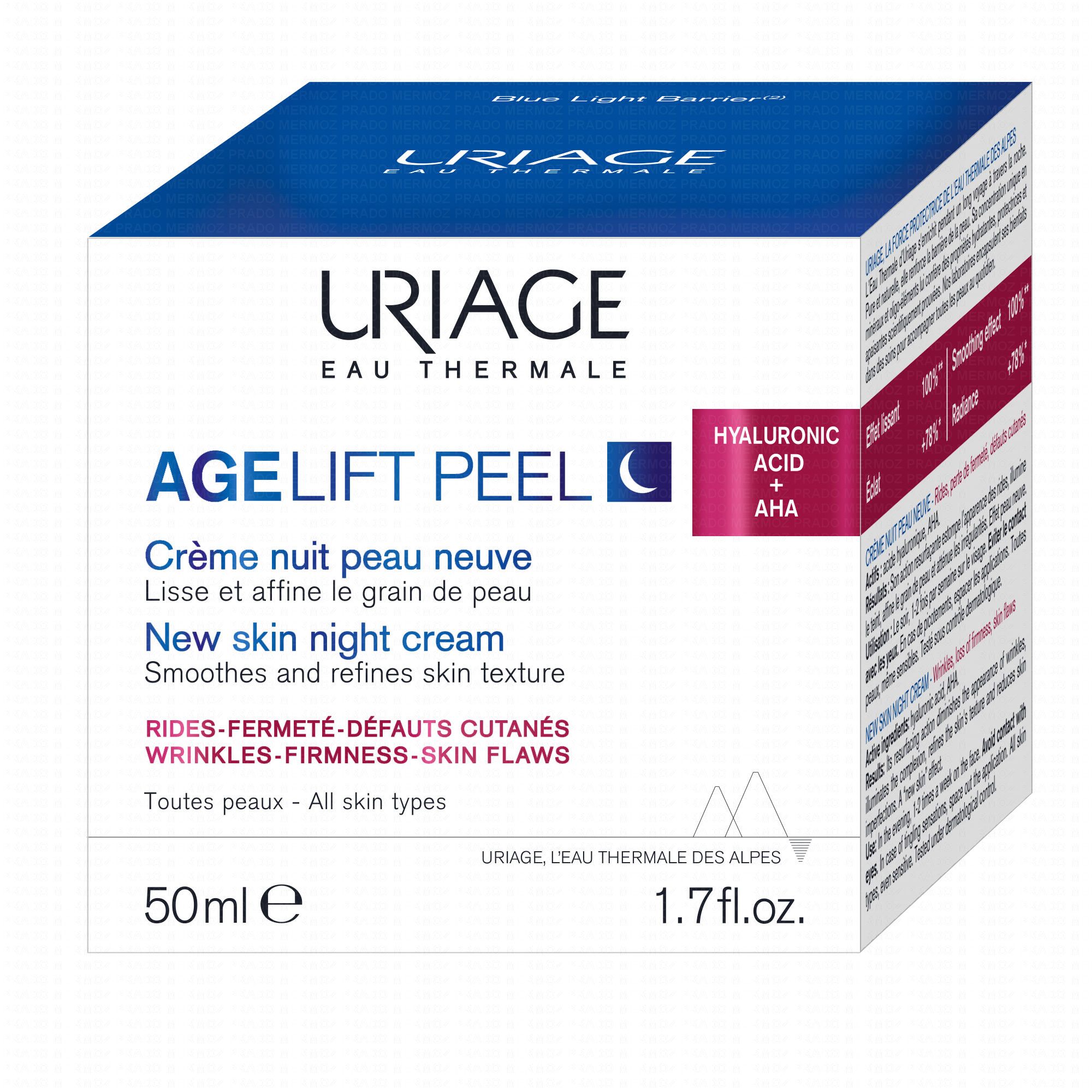 URIAGE Age Lift Peel - crème de nuit peau neuve 50ml - Parapharmacie Prado  Mermoz