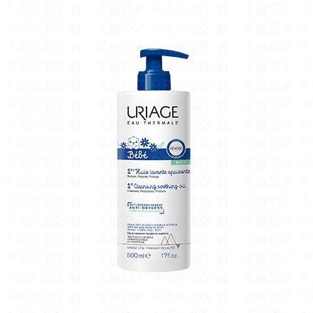URIAGE 1ers Soins bébé - 1ère Huile Lavante apaisante 500ml