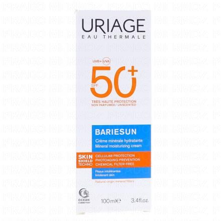 URIAGE Bariesun - Crème Solaire Minérale Hydratante SPF50+ 100ml