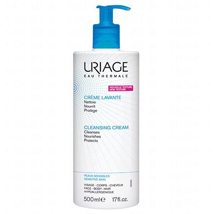 URIAGE Soin & Hygiène - Crème lavante surgras (flacon pompe 500ml)