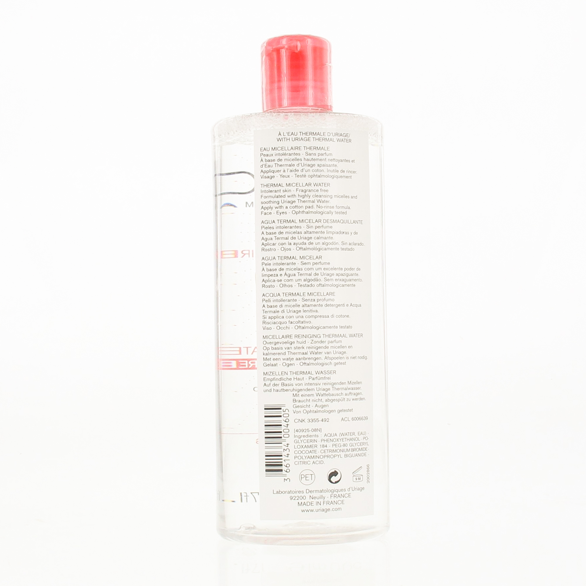Uriage Eau Micellaire Thermale Peaux Intolérantes 500ml