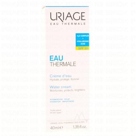 URIAGE Eau thermale crème d'eau légère SPF 20 tube 40 ml