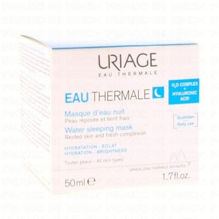 URIAGE Eau thermale masque d'eau nuit pot 50 ml