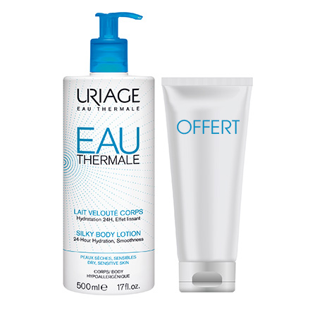 URIAGE Soin & Hygiène - Lait velouté corps flacon pompe 500ml + un produit 200ml OFFERT (aléatoire)