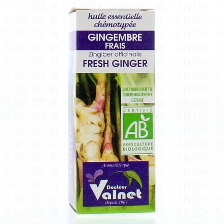 DOCTEUR VALNET Huile essentielle de Gingembre frais bio flacon 5 ml