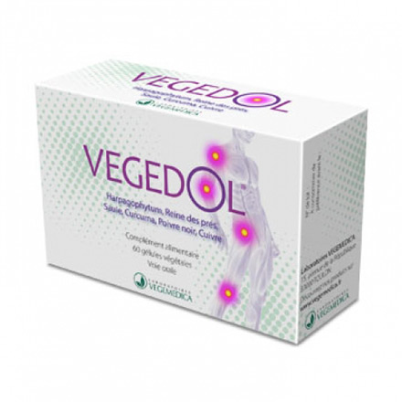 VEGEMEDICA Vegedol boîte de 60 comprimés