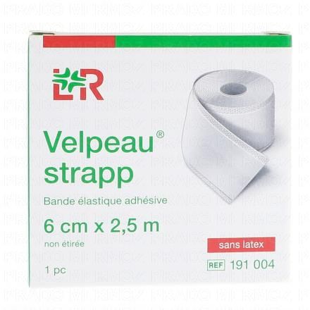 VELPEAU STRAPP Bande De Compression Adh&eacute;sive &eacute;lastique (6m x 2,5m)