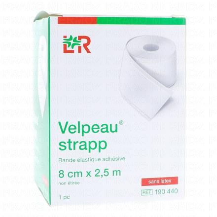 VELPEAU STRAPP Bande De Compression Adh&eacute;sive &eacute;lastique (8cm x 2,5m)