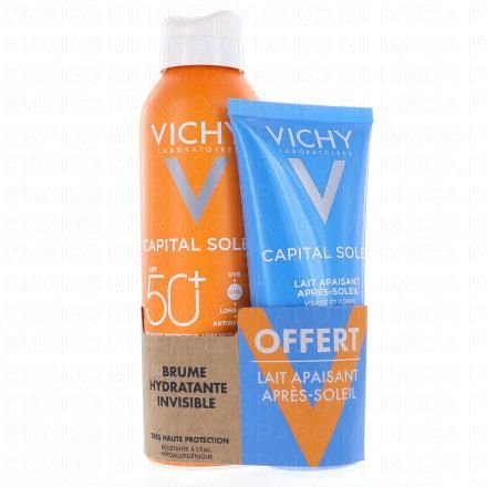 VICHY Capital Soleil brume hydratante invisible SPF50 (+ lait après-soleil 100ml offert)