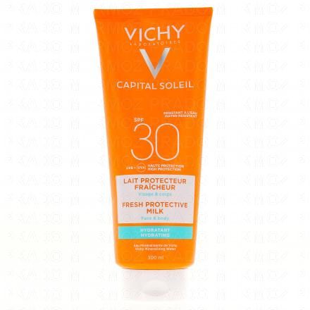 VICHY Capital Soleil lait protecteur fraîcheur visage & corps SPF30 tube 300ml