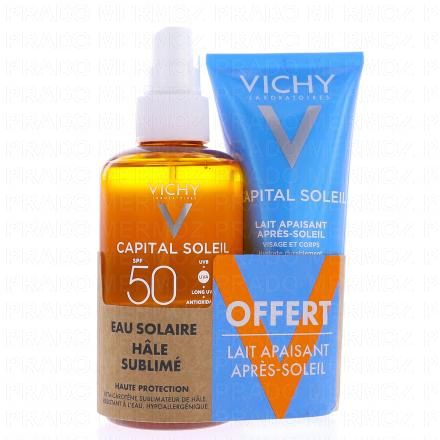 VICHY Capital soleil - Eau solaire sublimateur de hâle SPF50 200ml