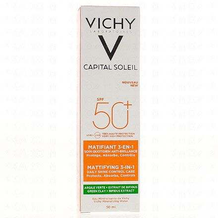 VICHY Capital soleil matifiant 3 en 1 SPF 50+ 50ml