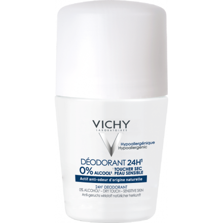 VICHY Déodorant Roll'on 24h hypoallergénique toucher sec (50ml)
