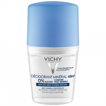 VICHY Déodorant minéral 48h sans alcool roll-on 50ml