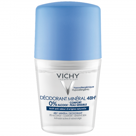 VICHY Déodorant minéral 48h sans alcool roll-on (50ml)