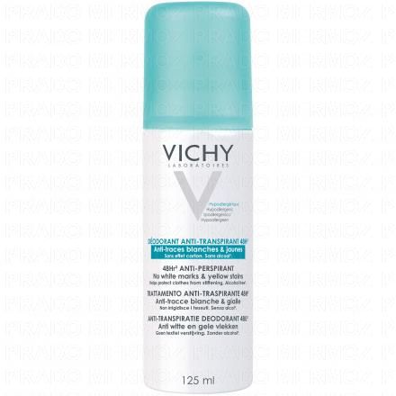 VICHY Déodorant traitement anti-transpirant 48h anti-traces blanches & jaunes (aérosol 125ml)