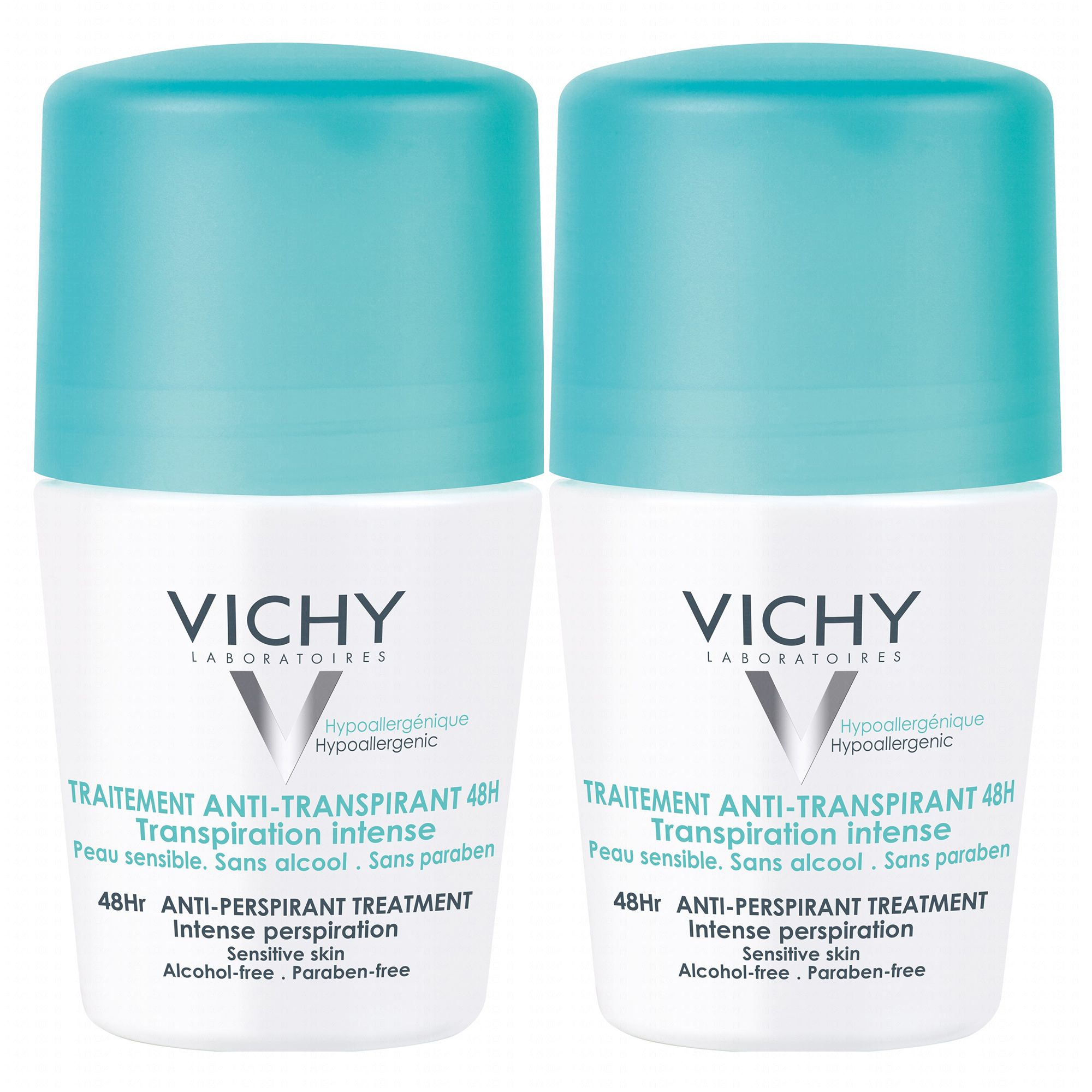 VICHY Déodorant traitement anti-transpirant 48h transpiration intense ...